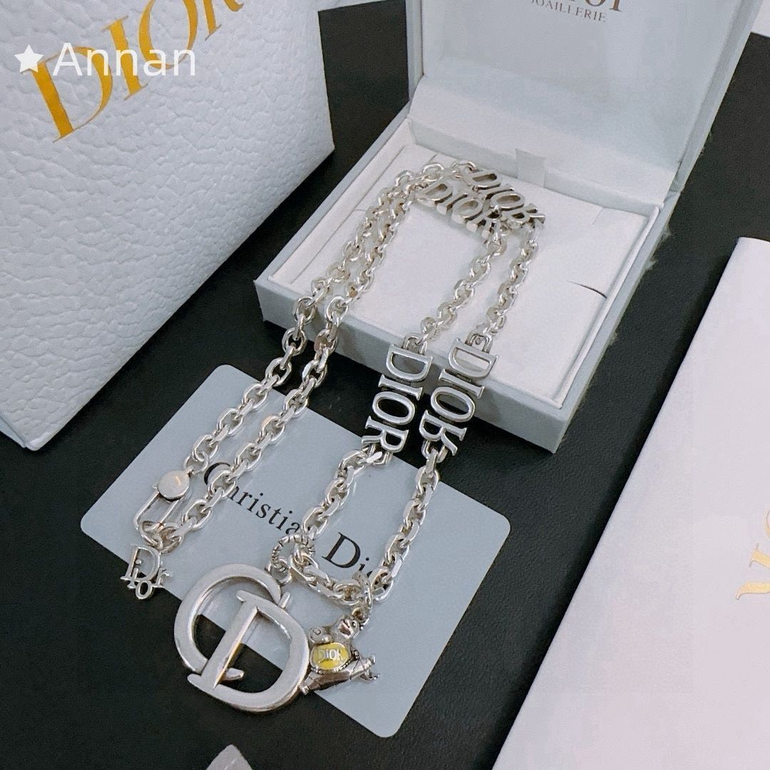 【未使用品】最終値下げ 新品！新品 CHRISTIAN DIOR クリスチャン ディオール ネックレス メンズ 結婚式 卒業式 清楚 イベント 入学式