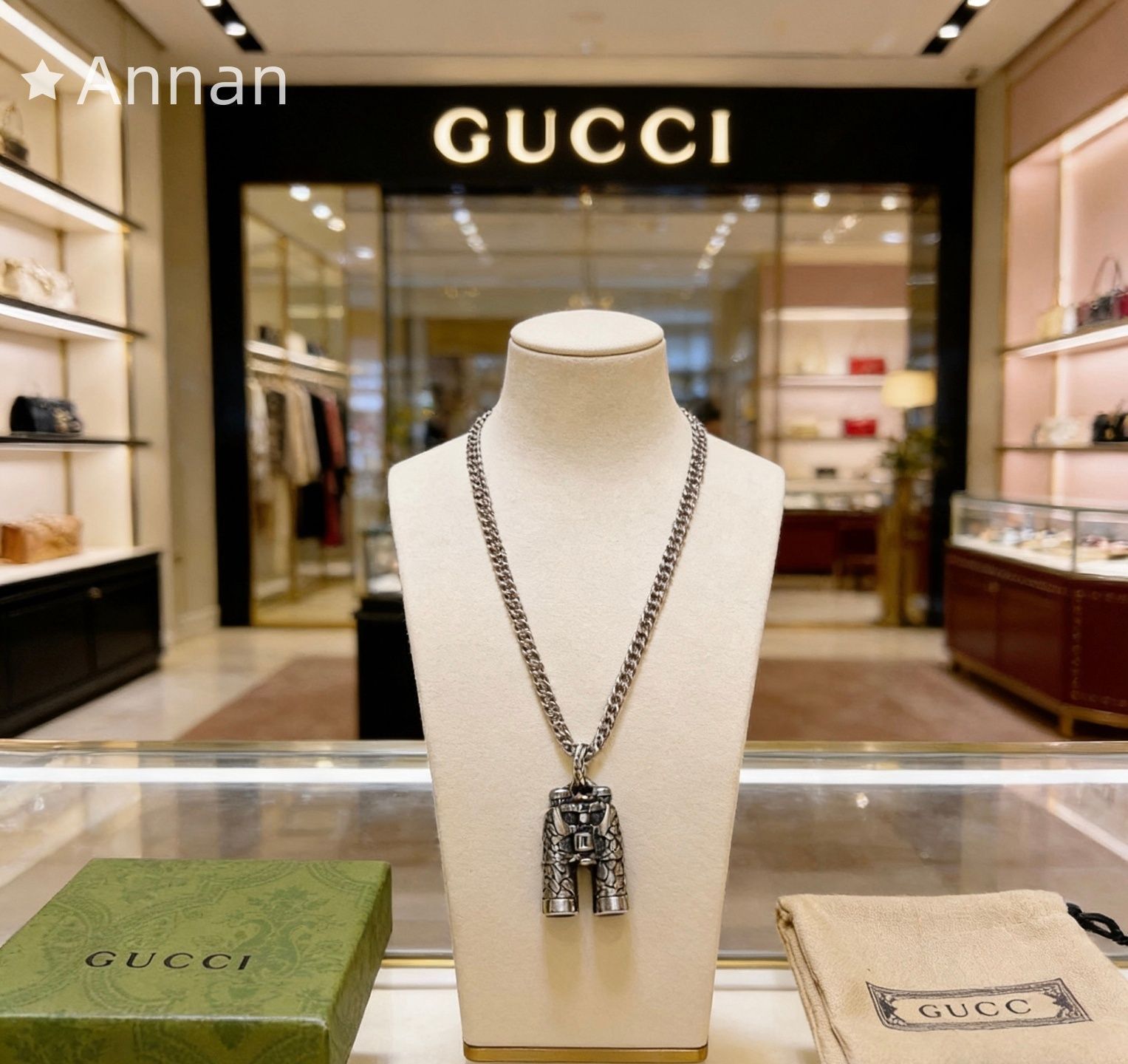新品同様 人気 新品 GUCCI グッチ ネックレス ネックレス メンズ 結婚式 卒業式 清楚 イベント 入学式