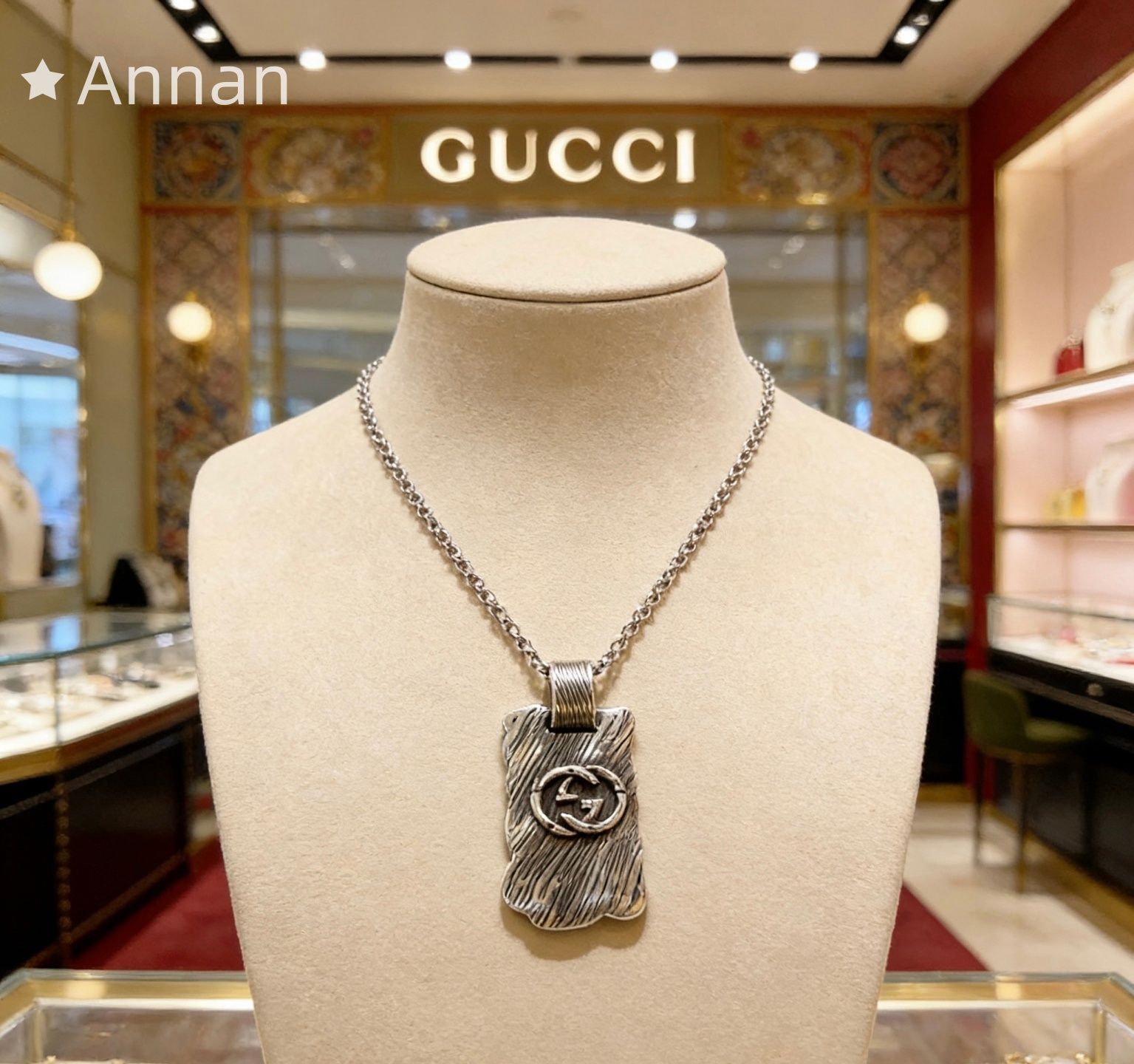 最終値下げ！新品 GUCCI グッチ ネックレス メンズ 結婚式 卒業式 清楚 イベント 入学式