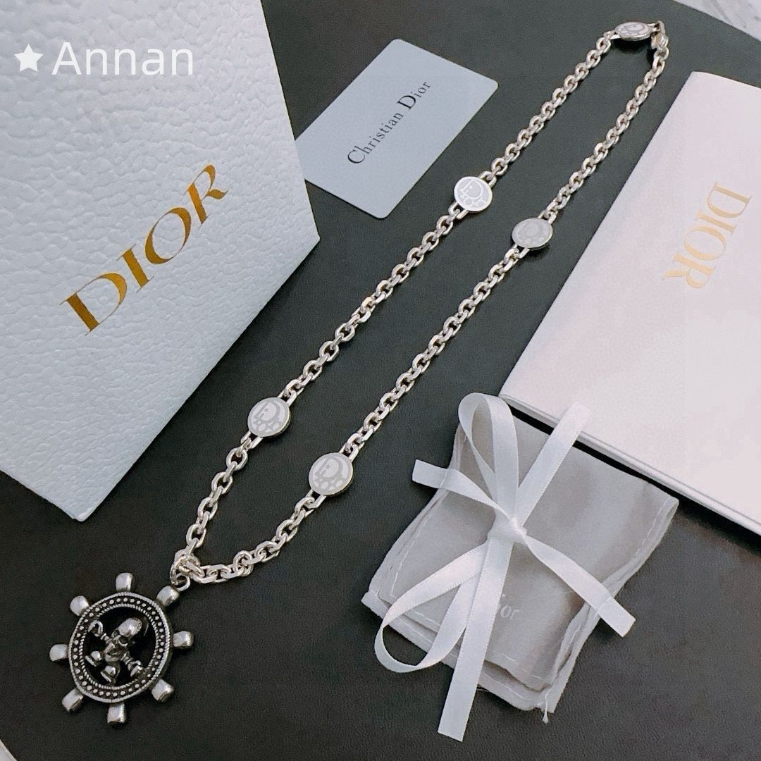 【未使用品】最終値下げ新品！新品 CHRISTIAN DIOR クリスチャン ディオール ネックレス メンズ 結婚式 卒業式 清楚 イベント 入学式
