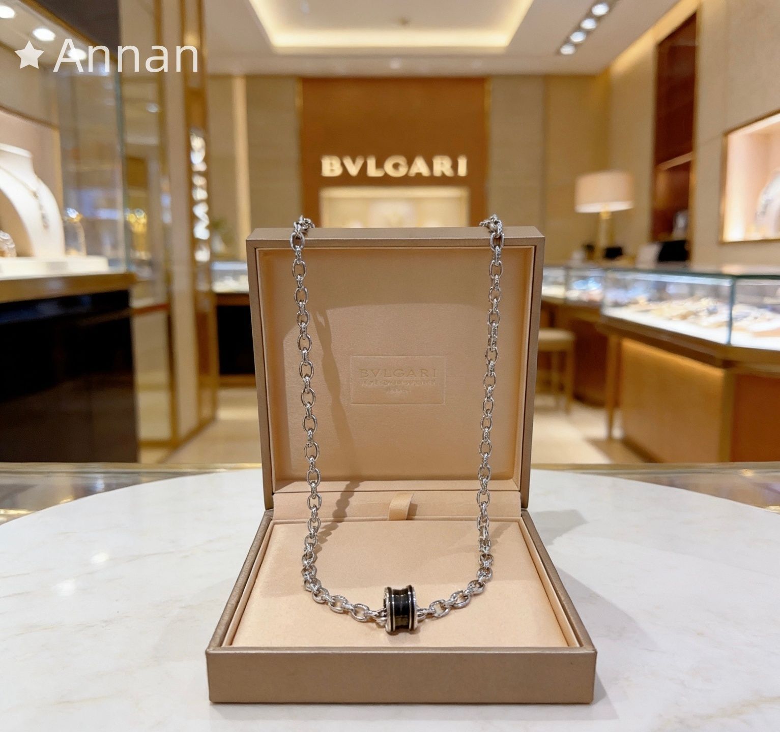 状態良 新品 BVLGARI ブルガリ ネックレス メンズ 結婚式 卒業式 清楚 イベント 入学式