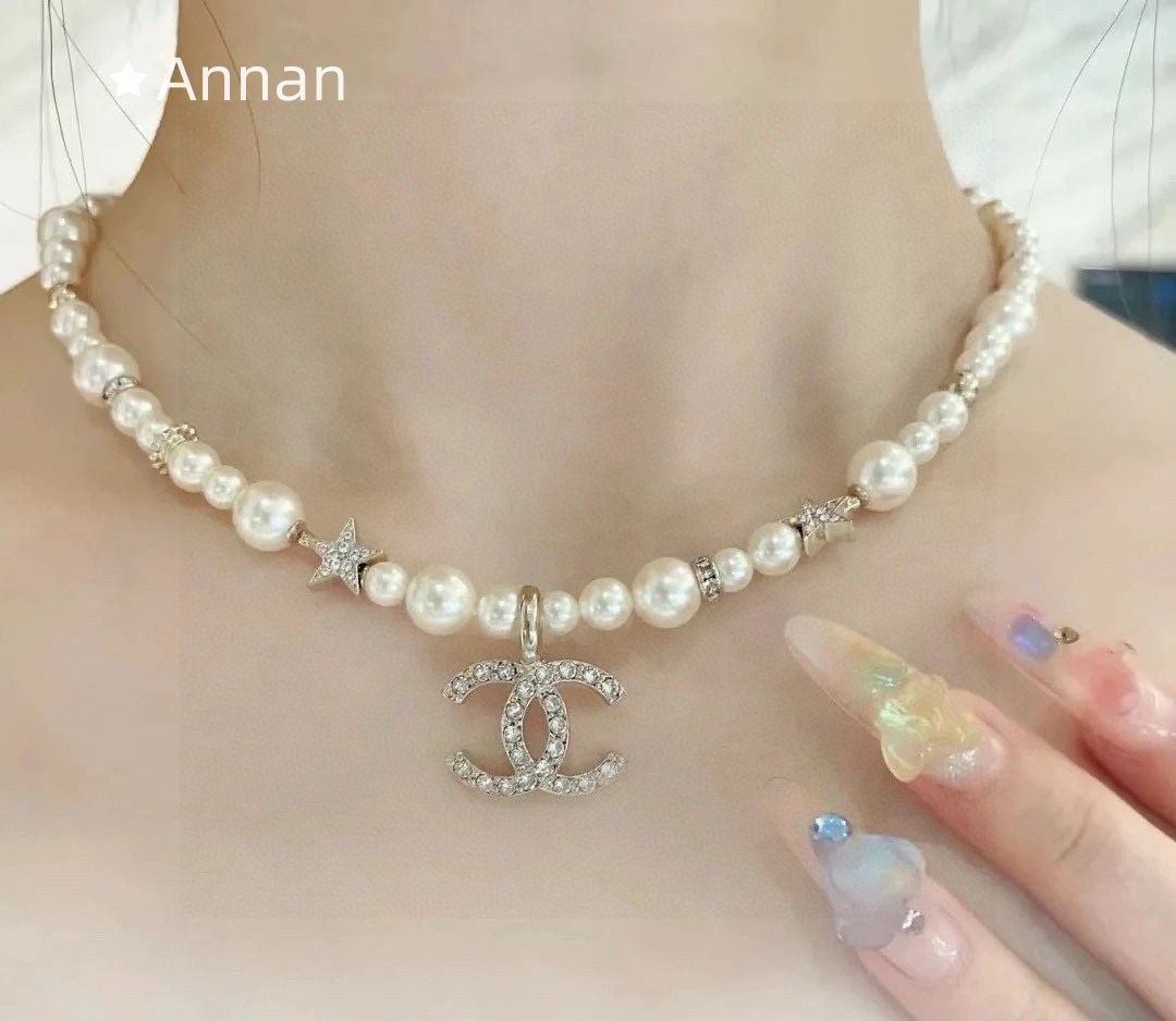 状態良 新品 CHANEL シャネル ネックレス レディース 結婚式 卒業式 清楚 イベント 入学式