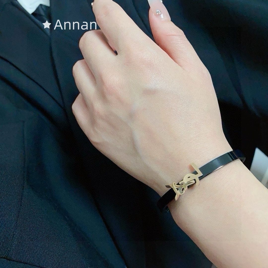高級 人気商品新品 YSL Yves Saint Laurent イヴ サンローラン ブレスレット バングル リストバンド レディース 結婚式 卒業式 清楚 イベント 入学式 5,680円