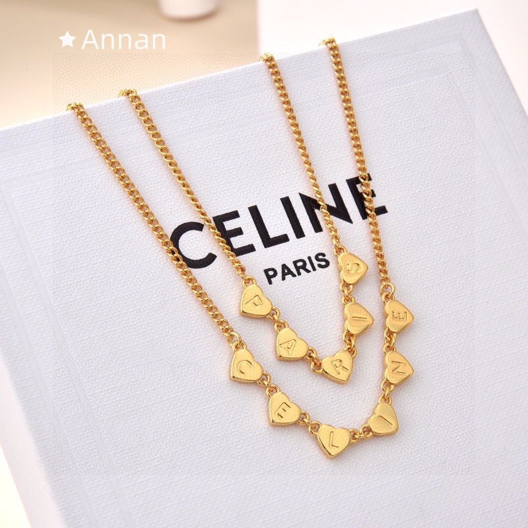 超美品 本日特価新品 CELINE セリーヌ ネックレス レディース 結婚式 卒業式 清楚 イベント 入学式