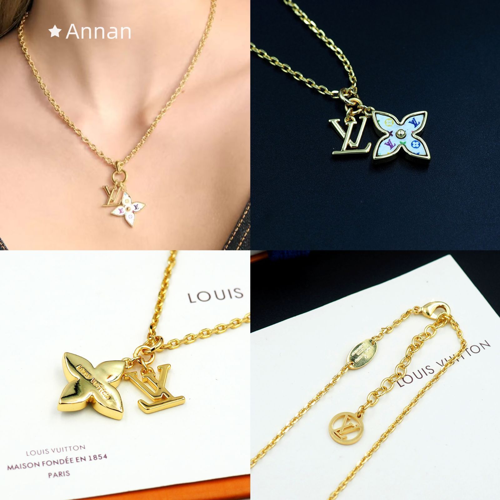 状態良 新品!新品 LV LOUIS VUITTON ルイヴィトン ネックレス レディース 結婚式 卒業式 清楚 イベント 入学式