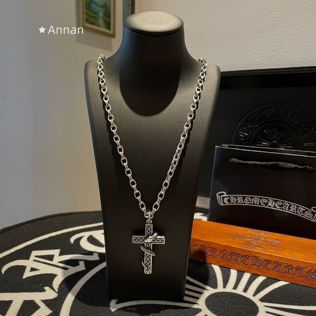 新型 激レア 新品 CHROME HEARTS クロムハーツ ネックレス ネックレス メンズ 結婚式 卒業式 清楚 イベント 入学式