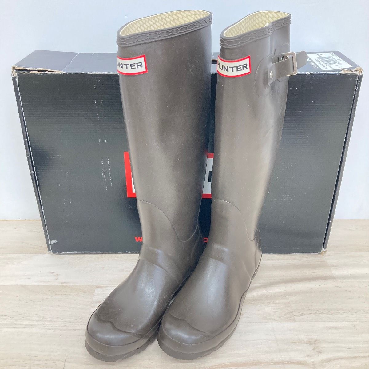 美品 HUNTER/ハンター ORIGINAL TALL レインブーツ/長靴 W23499