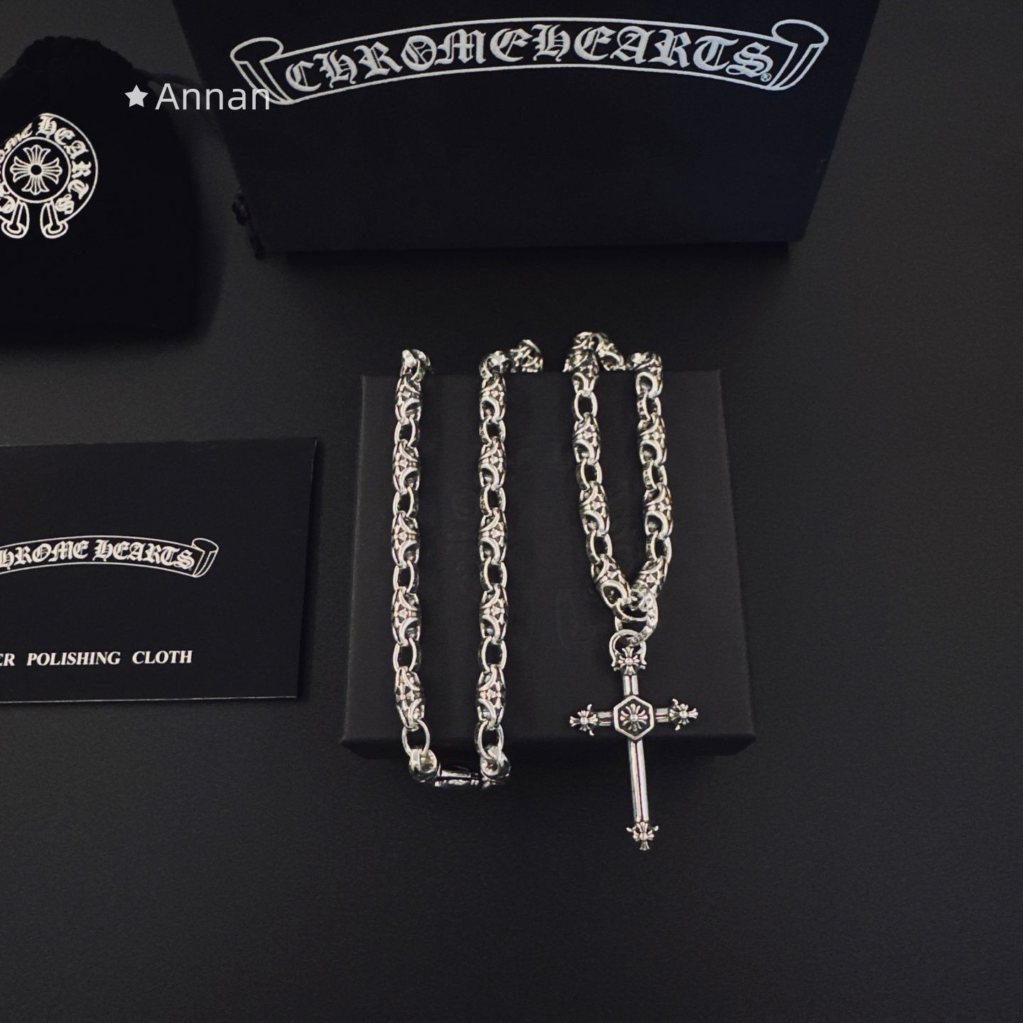 超美品値下げ 新品 CHROME HEARTS クロムハーツ ネックレス メンズ 結婚式 卒業式 清楚 イベント 入学式