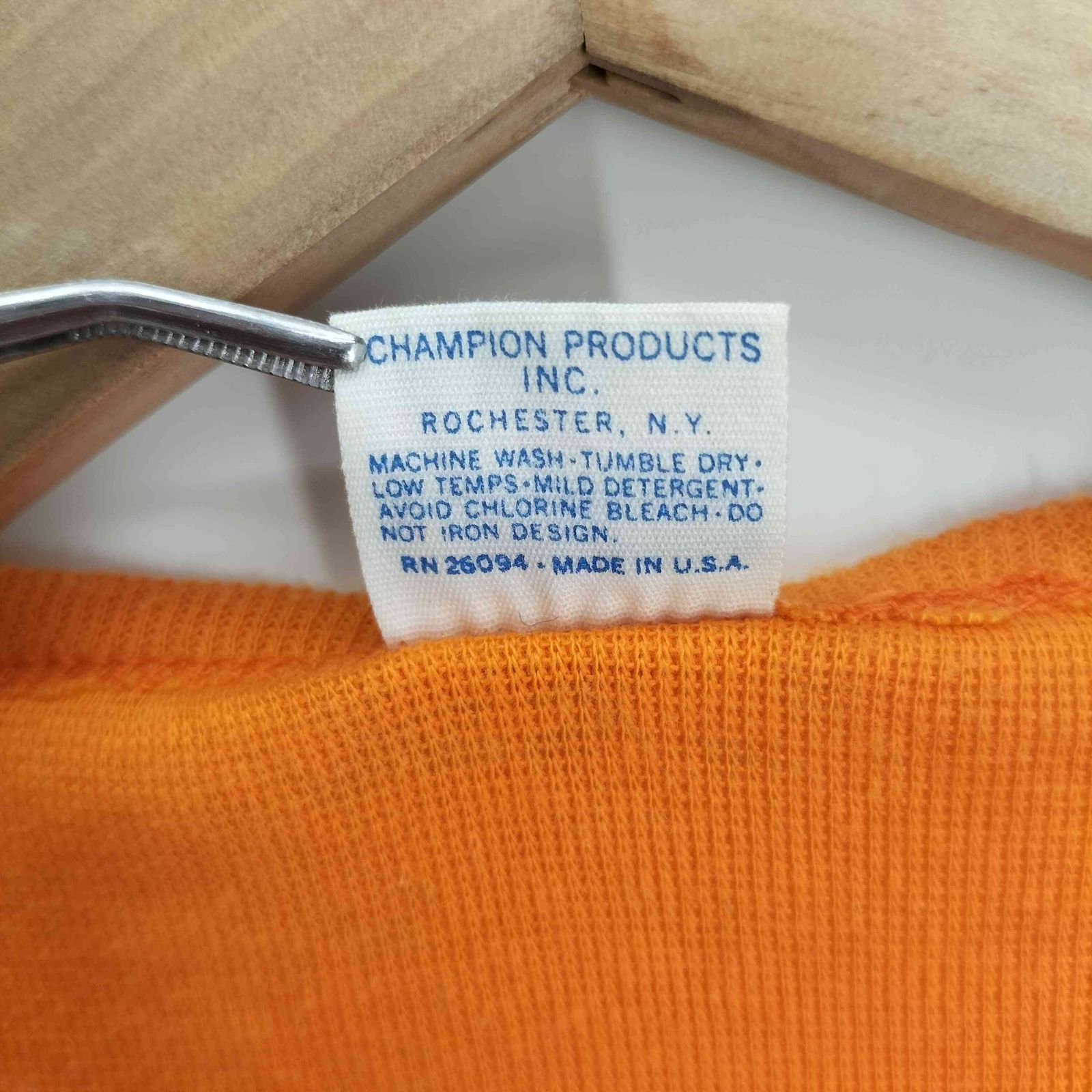 チャンピオン Champion 70S バータグ後期 USA製 ポリ コットン クルー