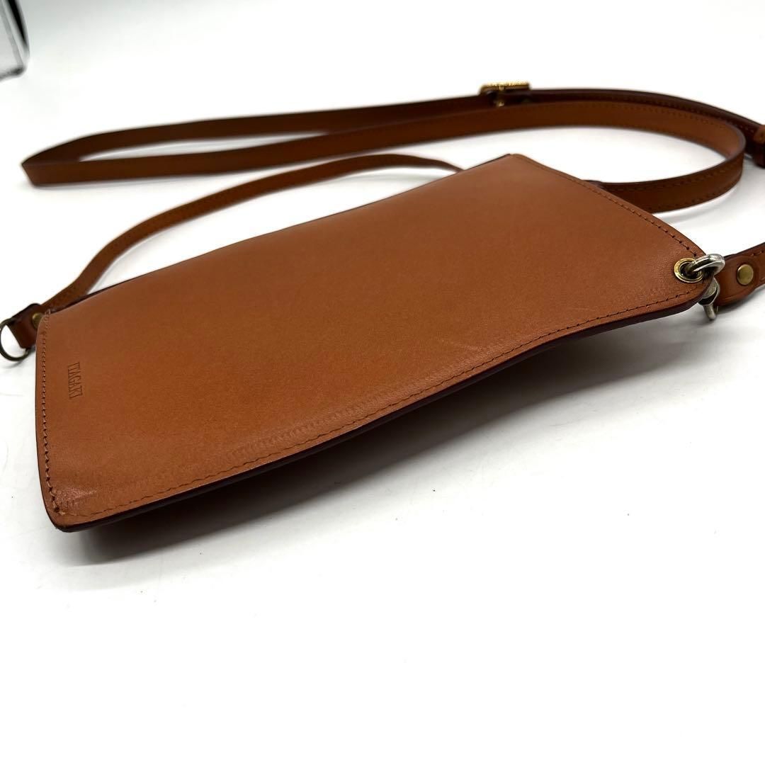 ITAGAKI イタガキ 本革 レザー スマホショルダー サコッシュ 日本製