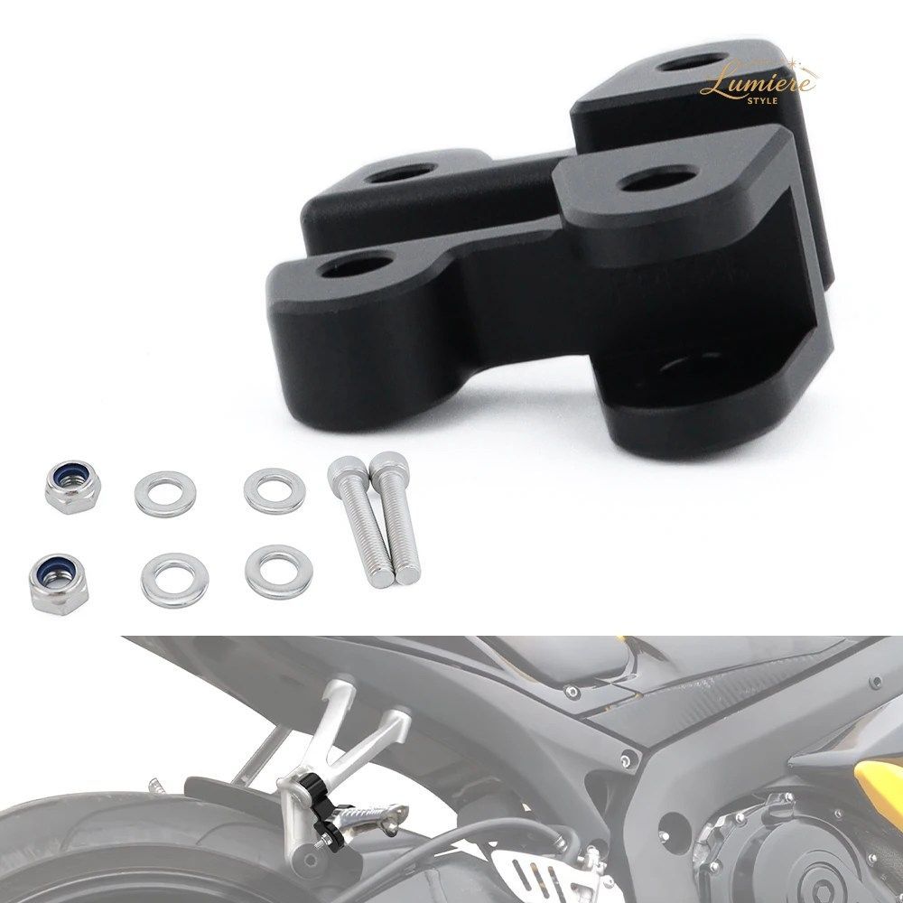 GSX-R600 750 2008-2015 GSX-R1000 GSX-S750 SV650 SFV650 オートバイ用パッセンジャーフットペグローダウン移設ブラケットキット