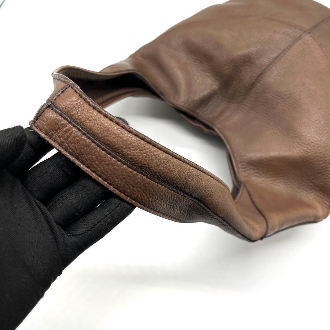 B.stuff Leather Hobo Shoulder Bag Y2K - メルカリ