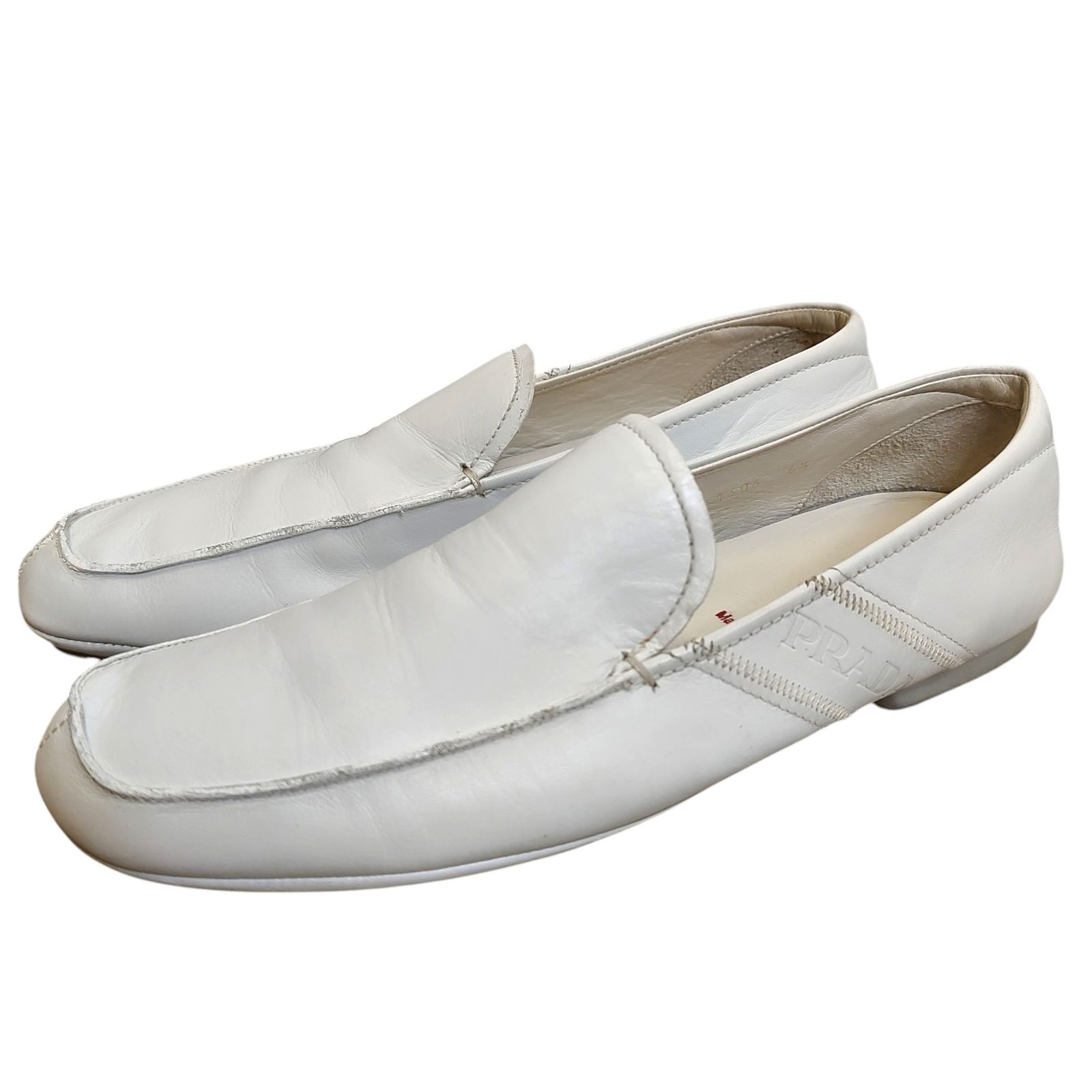 PRADA SPORTS プラダスポーツ レザー ローファー スリッポン UK6.5