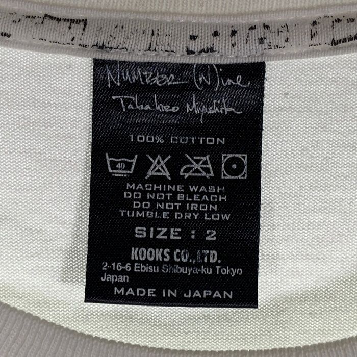 NUMBER (N)INE ナンバーナイン Takahiro Miyashita タカヒロミヤシタ