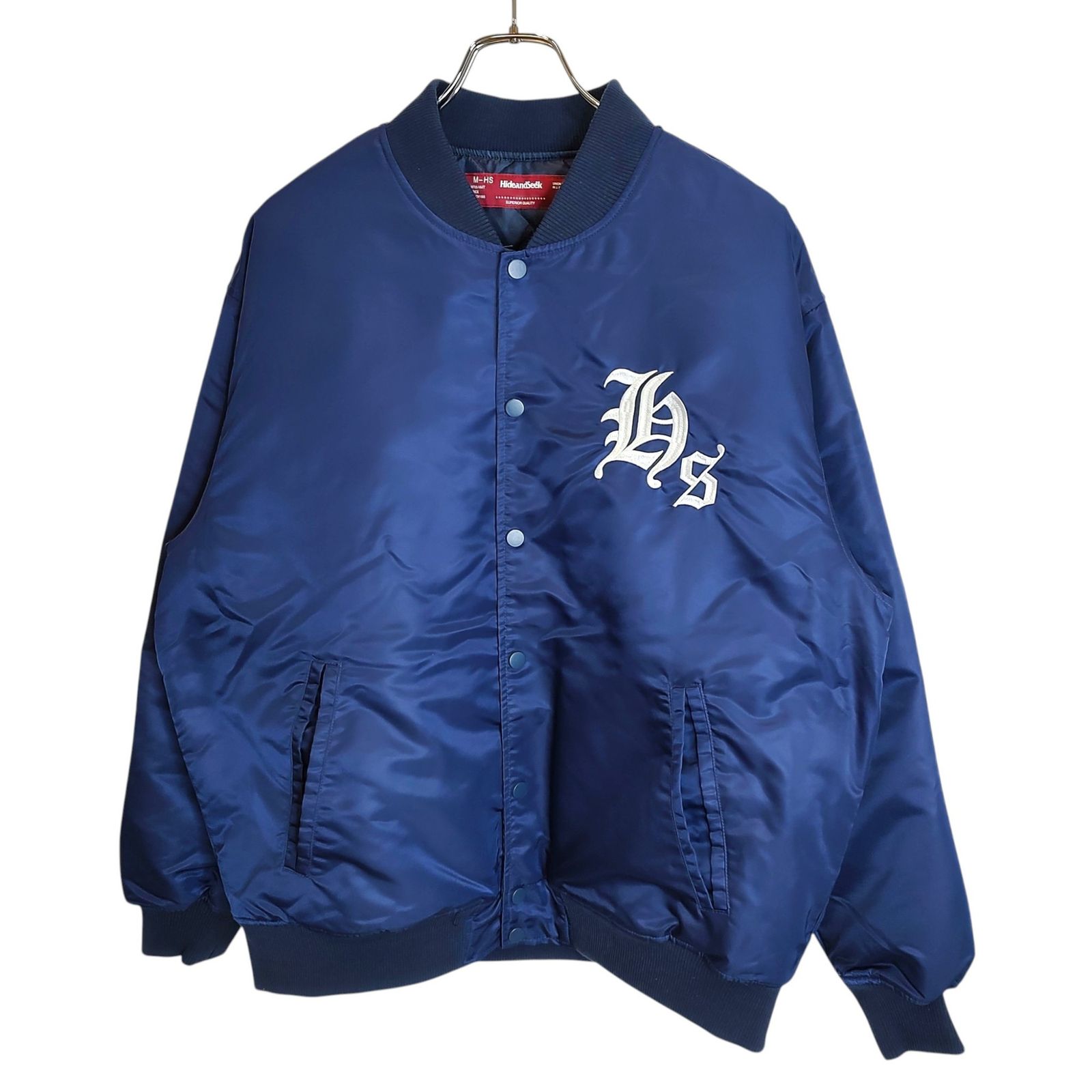 HIDE AND SEEK ハイドアンドシーク 24AW Nylon Varsity Jacket