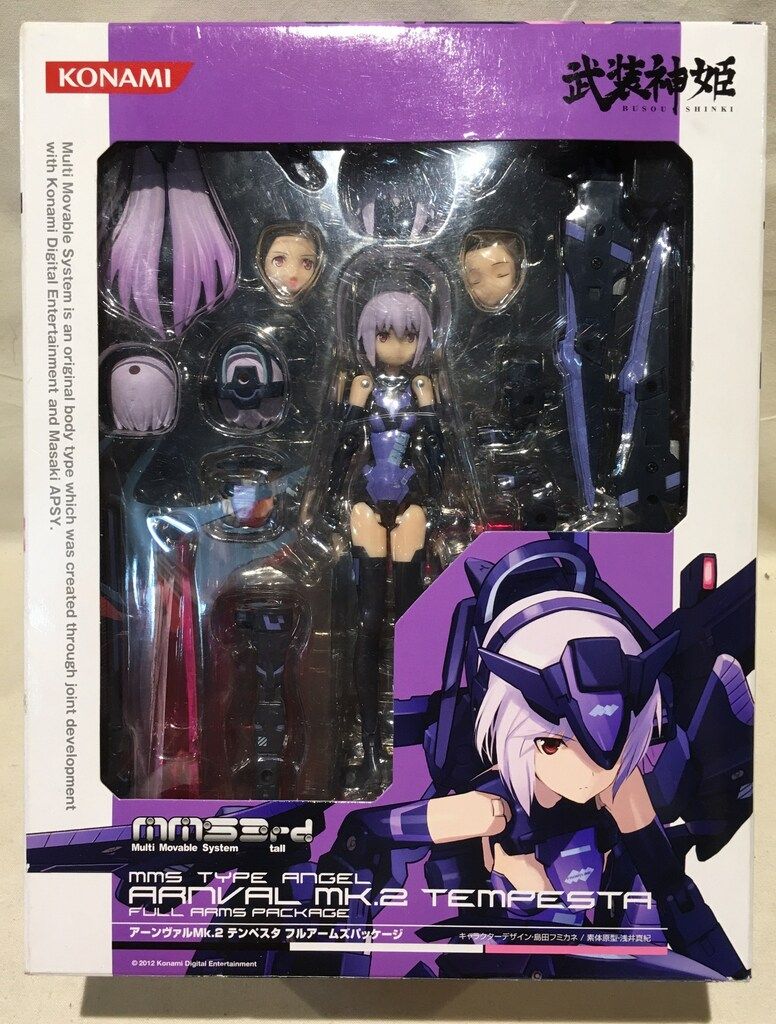 コナミ 武装神姫 アーンヴァルMk2 テンペスタ フルアームズパッケージ