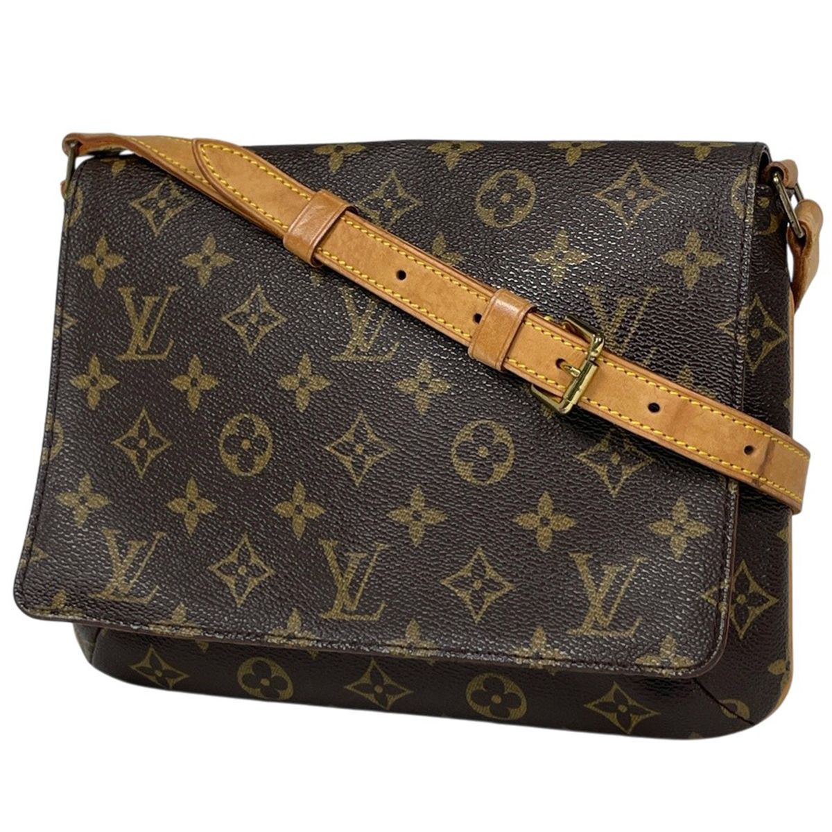 ルイ・ヴィトン Louis Vuitton ミュゼット タンゴ ショルダーバッグ ショート モノグラム ブラウン M51257 レディース 【中古】