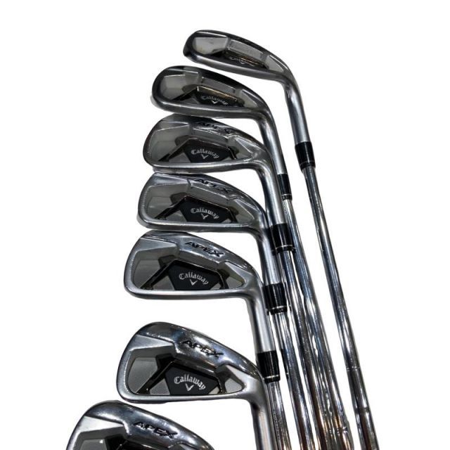 【中古】 キャロウェイ APEX(2021) 7S アイアンセット IR NS PRO MODUS3 TOUR105 (フレックスS) メンズ 男性用 右利き 右用 Cランク ゴルフクラブ