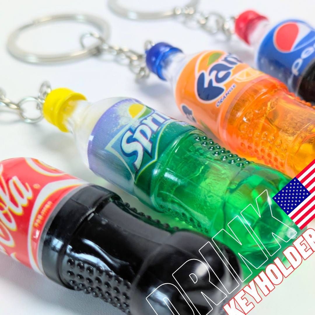 Drink KeyHolder / ドリンクキーホルダー 】ペットボトル型ドリンク