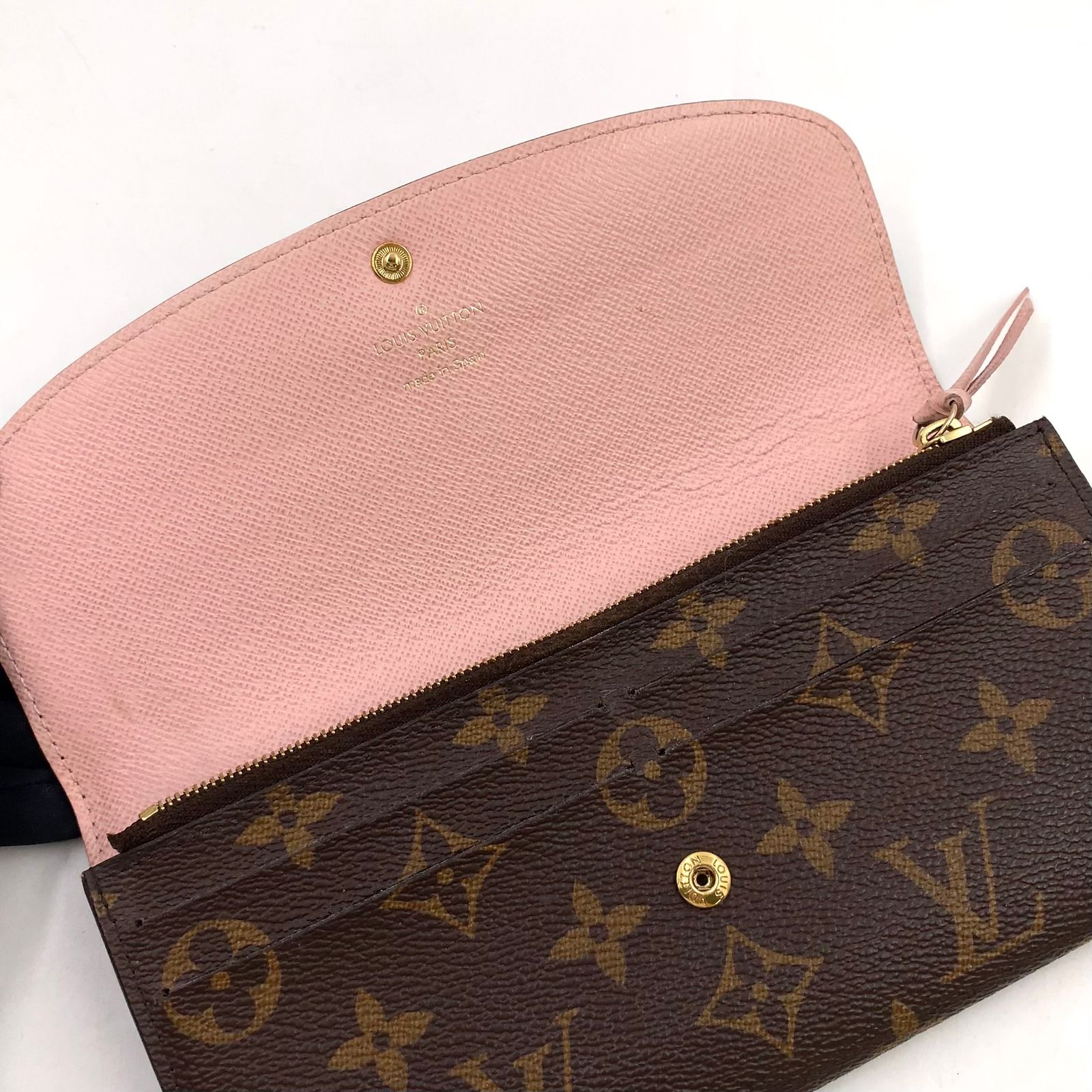 【美品】 ルイヴィトン ダミエ ポルトフォイユ エミリー ローズバレリーヌ 新着】LOUIS VUITTON ポルトフォイユ エミリー モノグラム モノグラム