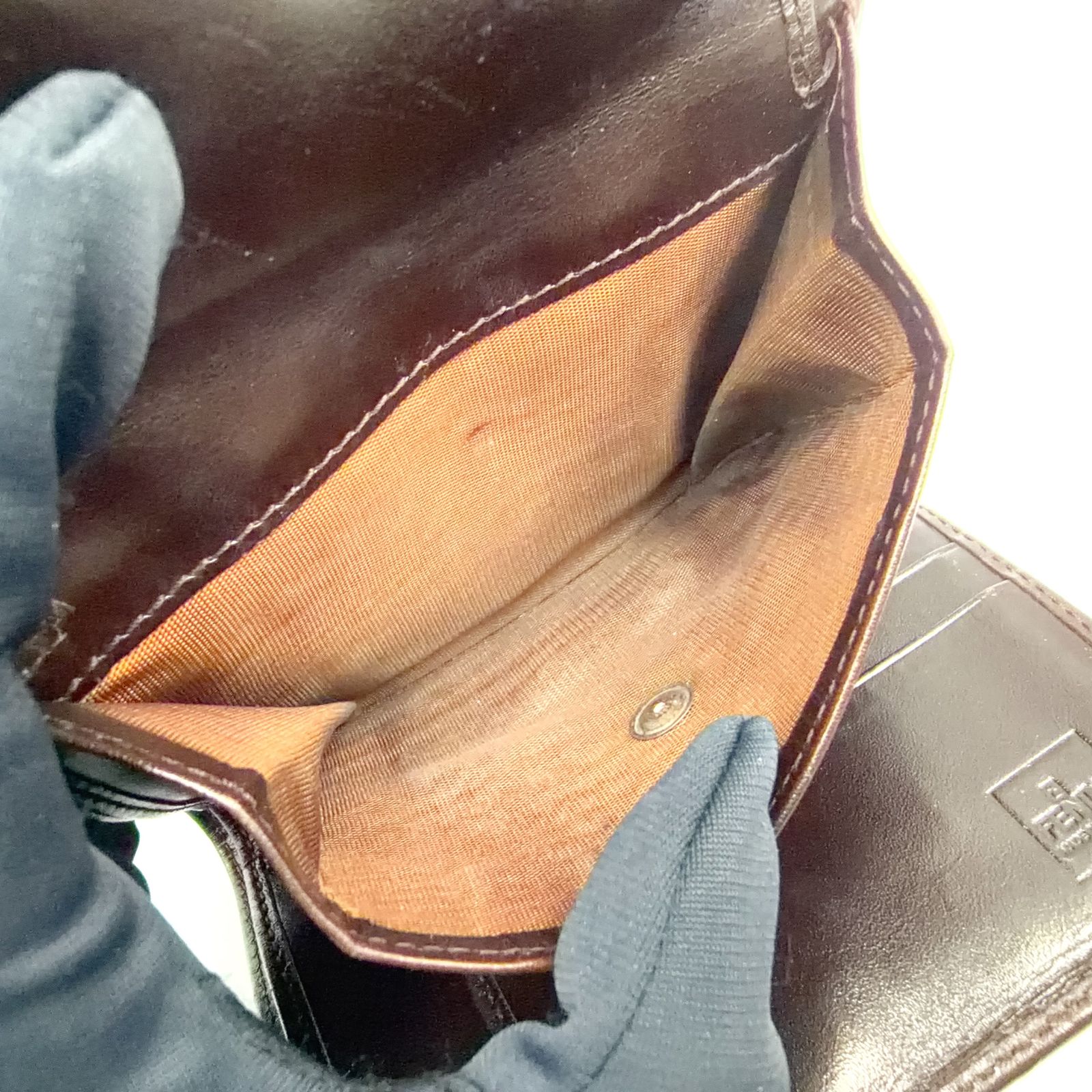 新着】FENDI ズッカ柄 レザー、キャンバス カーキブラウン、ダーク