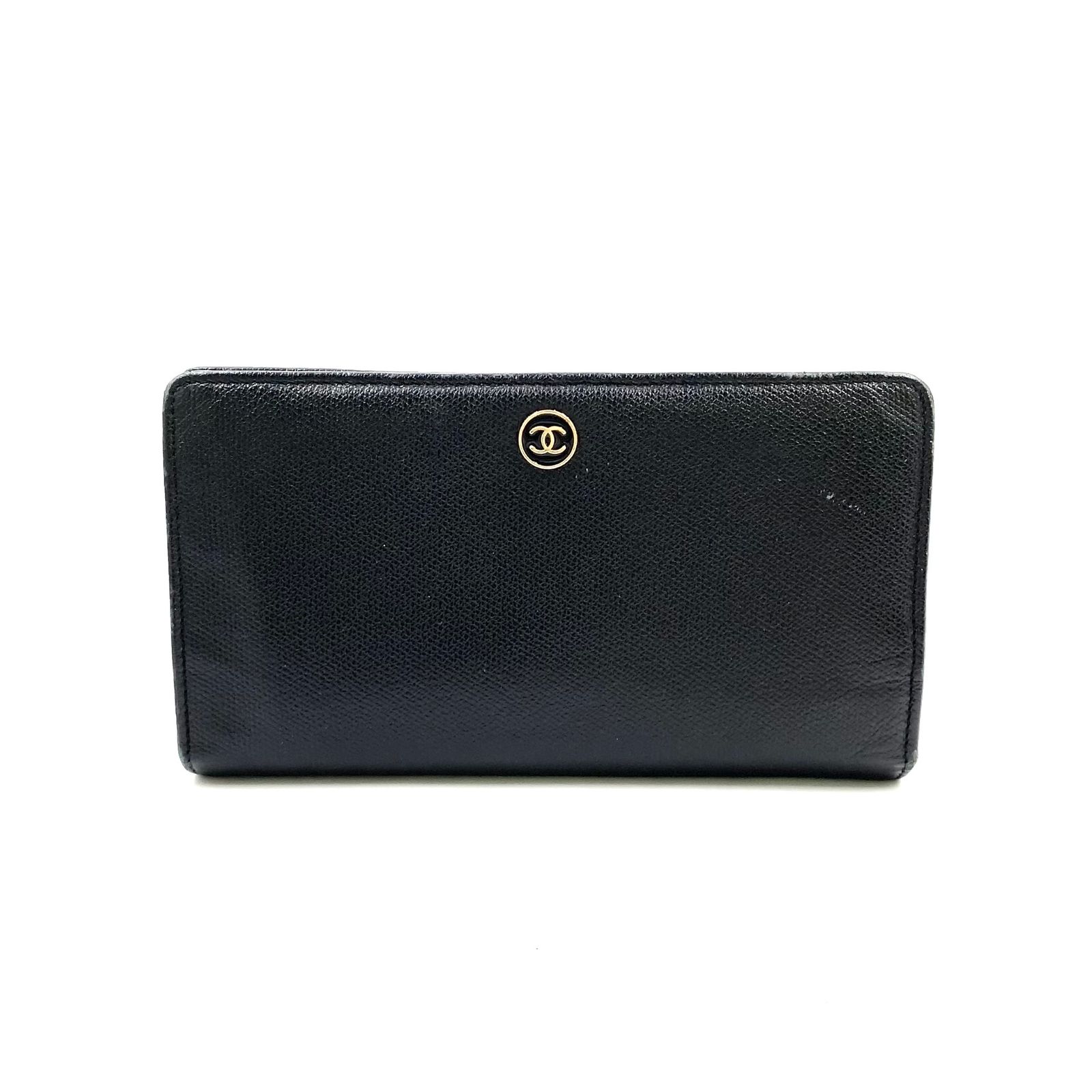 新着】CHANEL ココボタン シリアル番号9番台 キャビアスキン ブラック 