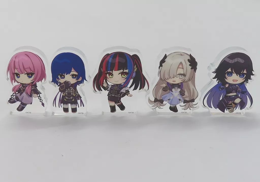 【中古】アクリルスタンド・アクリルパネル V.W.P 八咫烏アクリルブロック5つセット 「KAMITSUBAKI STUDIO V.W.P 3rd ONE-MAN LIVE 現象III-神椿市探訪中-」 グッズ付き視聴チケット特典