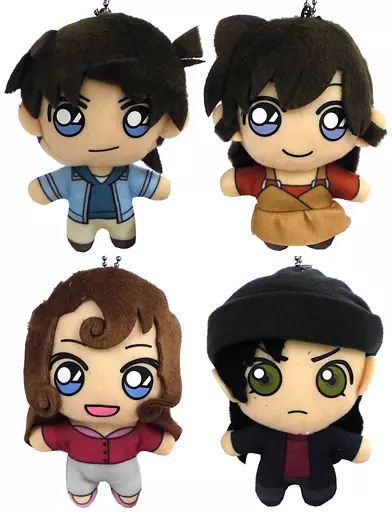 【中古】雑貨 全4種セット キーチェーンマスコット”工藤新一NYの事件” 「名探偵コナン」