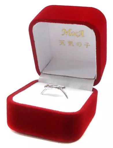 [Used] silverware/ring/accessories (character) motif design official collaboration ring free size “Weathering Child x Moca-Tokyo”