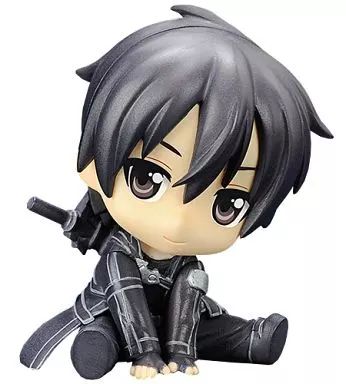 中古】トレーディングフィギュア キリト 「ぺたん娘みにっ
