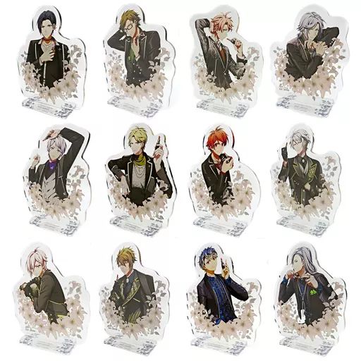 【中古】アクリルスタンド・アクリルパネル 全12種セット 「アミューズメント一番カフェ アイドリッシュセブン ～Holiday Gift Collection～ スタンド付きアクリルプレート」 11,552円