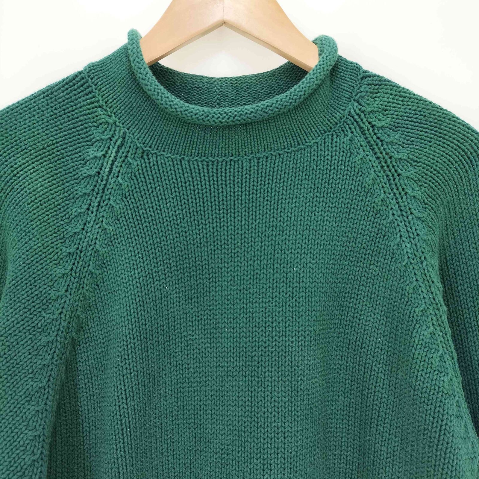 ジェイクルー J.CREW 巨人タグ ロールネック コットンニット セーター