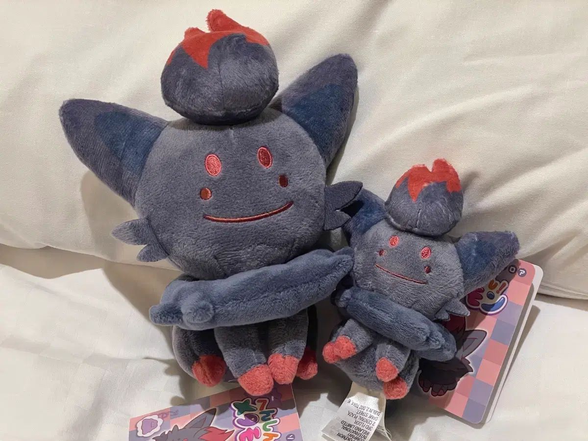 変身メタモン ゾロア キーホルダー + 中型人形