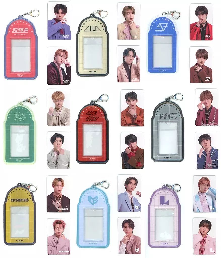 【中古】キーホルダー 全9種セット フォトケースキーホルダー＆カードセット(2枚組) 「EBiDANくじ～I’ll be with you forever.～」 C賞