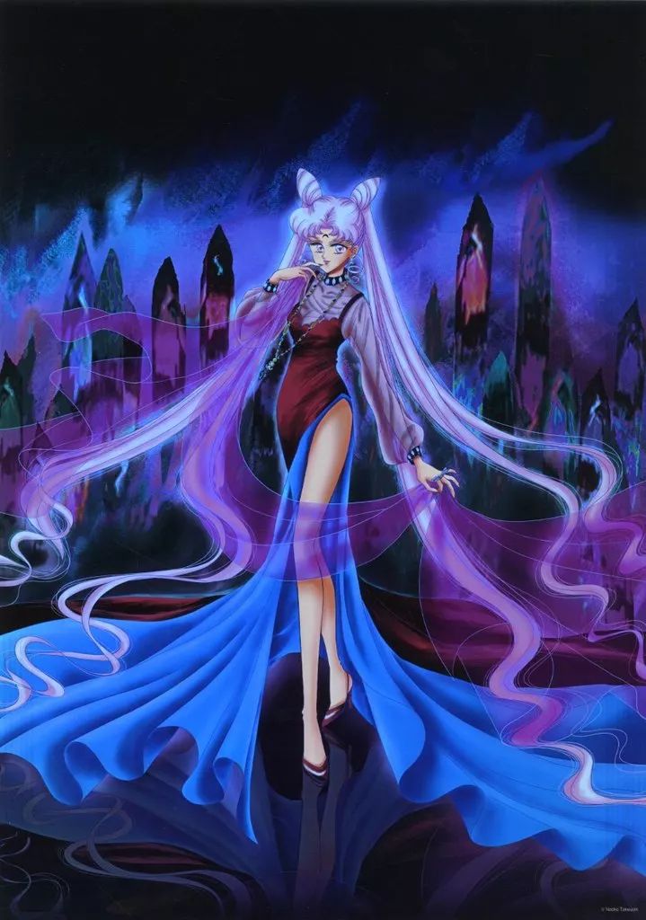 【中古】ポスター オーロラポスター ブラック・レディ 「美少女戦士セーラームーン ミュージアム 巡回展」
