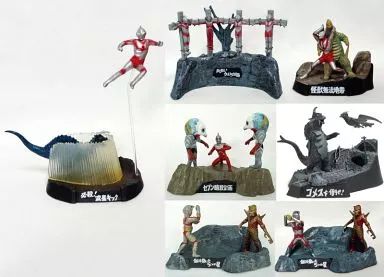 【中古】食玩 トレーディングフィギュア 全7種セット 「ウルトラ怪獣戯画 ウルトラ兄弟激闘史I」