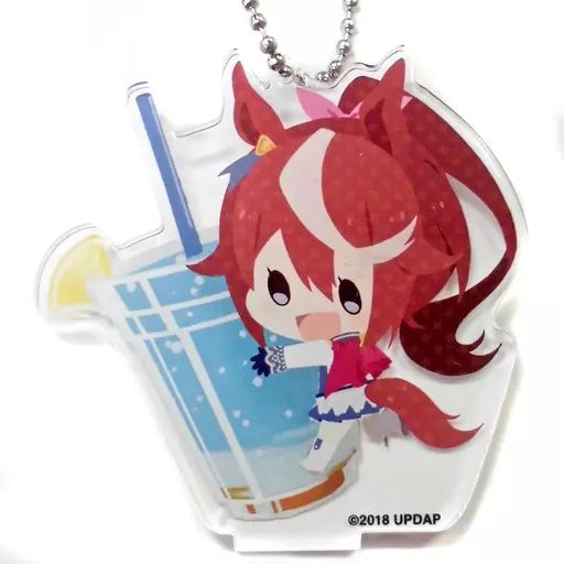 【中古】キーホルダー・マスコット(キャラクター) トウカイテイオー 「CharaDri!! ウマ娘 プリティーダービー×COLLABO CAFE HONPO アクリルキーホルダー」