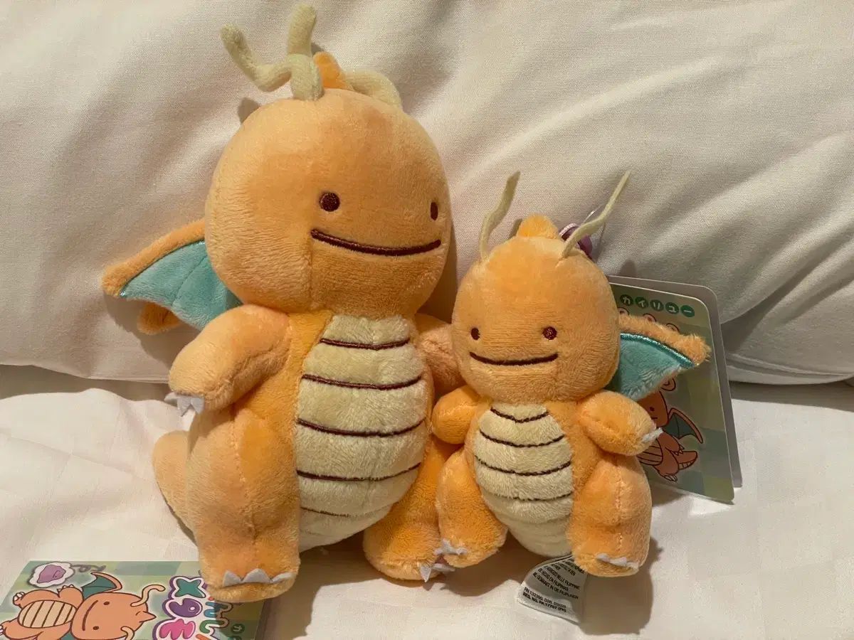ポケットモンスター 変身 メタモン ミニリュウ キーホルダー + 中型人形