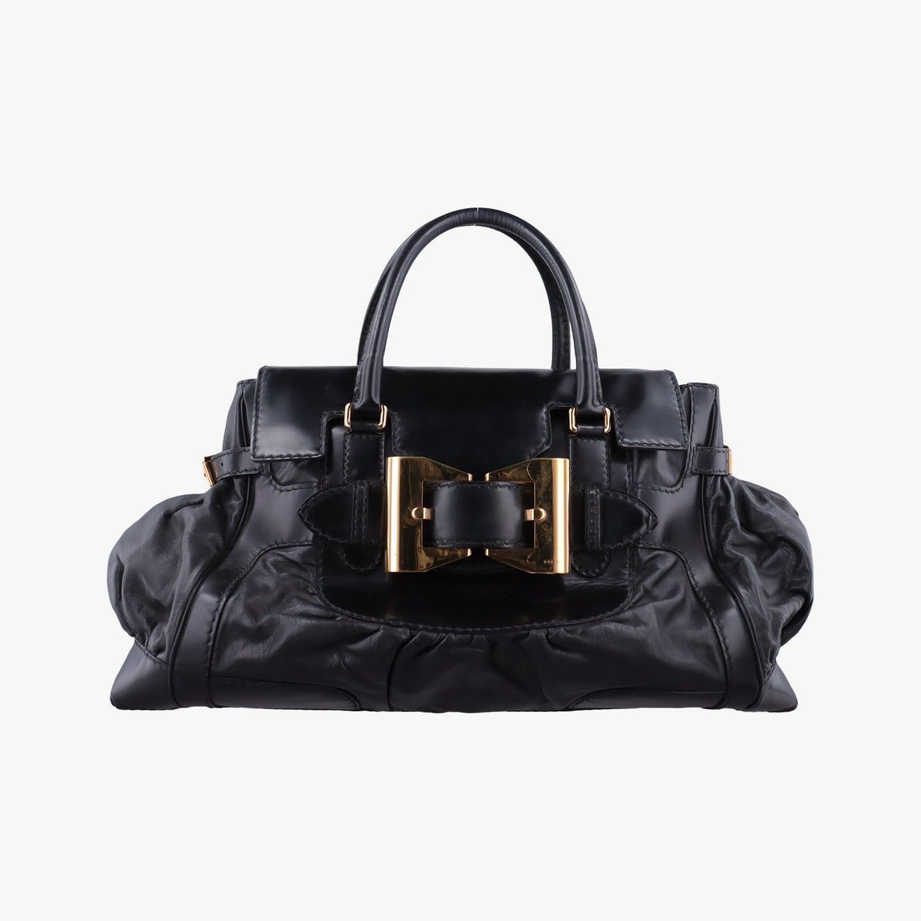 グッチGucciダイラックス クイーン ラージ ブラック レザー 189881 G1509820