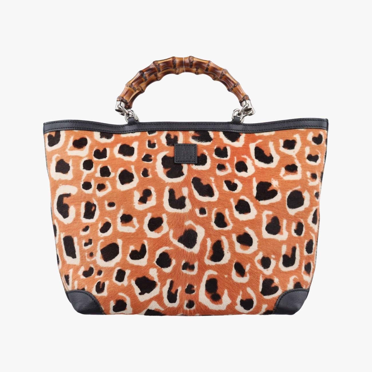 グッチGucciバンブー ショッパー トート レオパード レザー 311175 I017361012