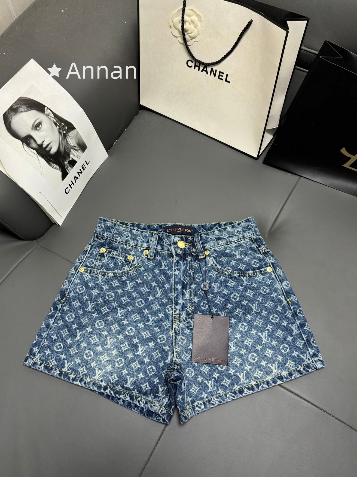 状態良 超新品 LV LOUIS VUITTON ルイヴィトン ショートパンツ ハーフパンツ レディース
