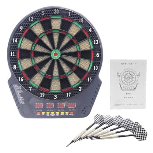 本格 ダーツボード セット 1台で27種類のゲーム 矢6本付き DARTS 練習 対戦 初心者セット クリスマスプレゼント 男性 電子ダーツ ダーツボードJu