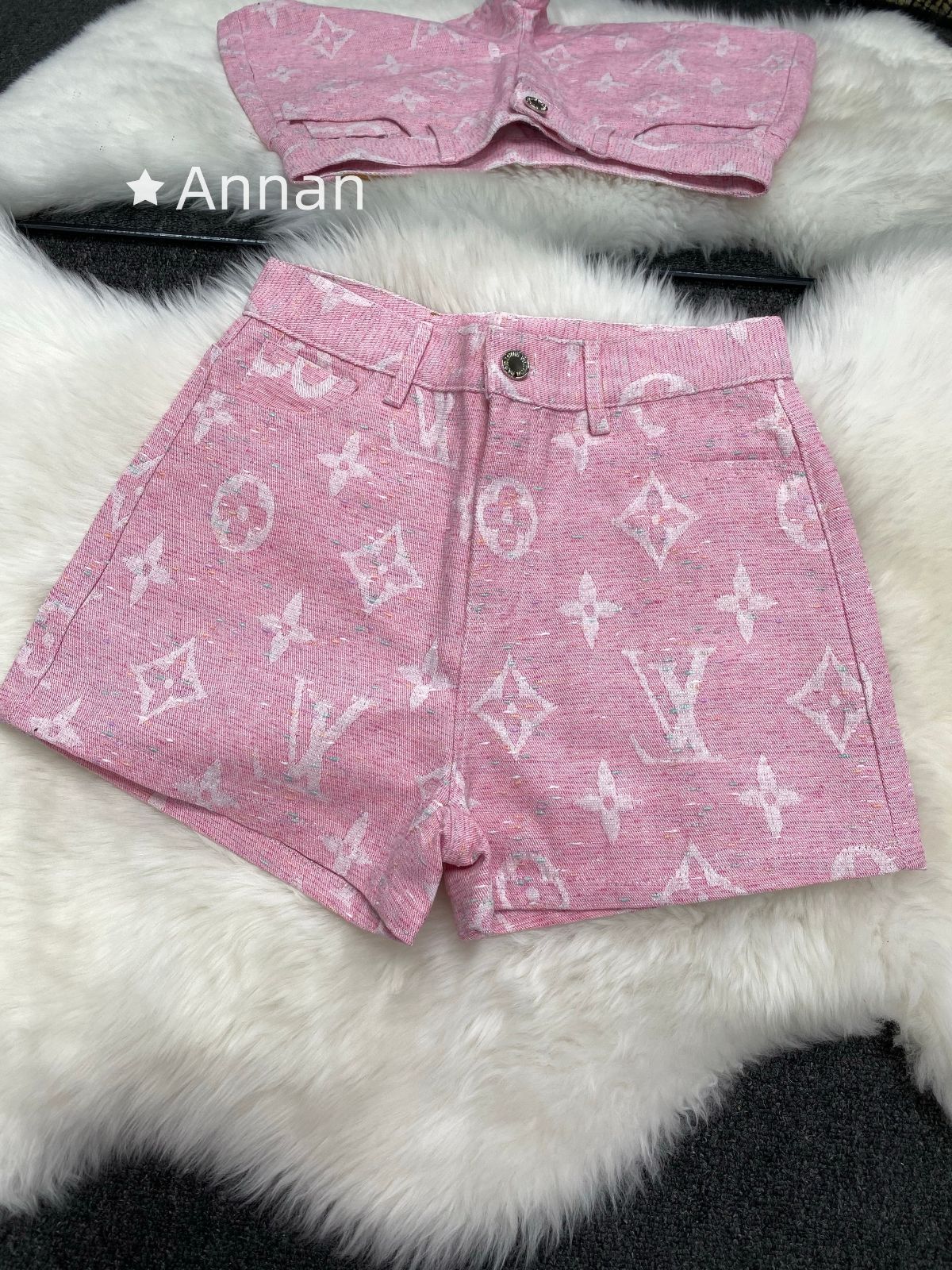 美品新品 LV LOUIS VUITTON ルイヴィトン ショートパンツ ハーフパンツ レディース