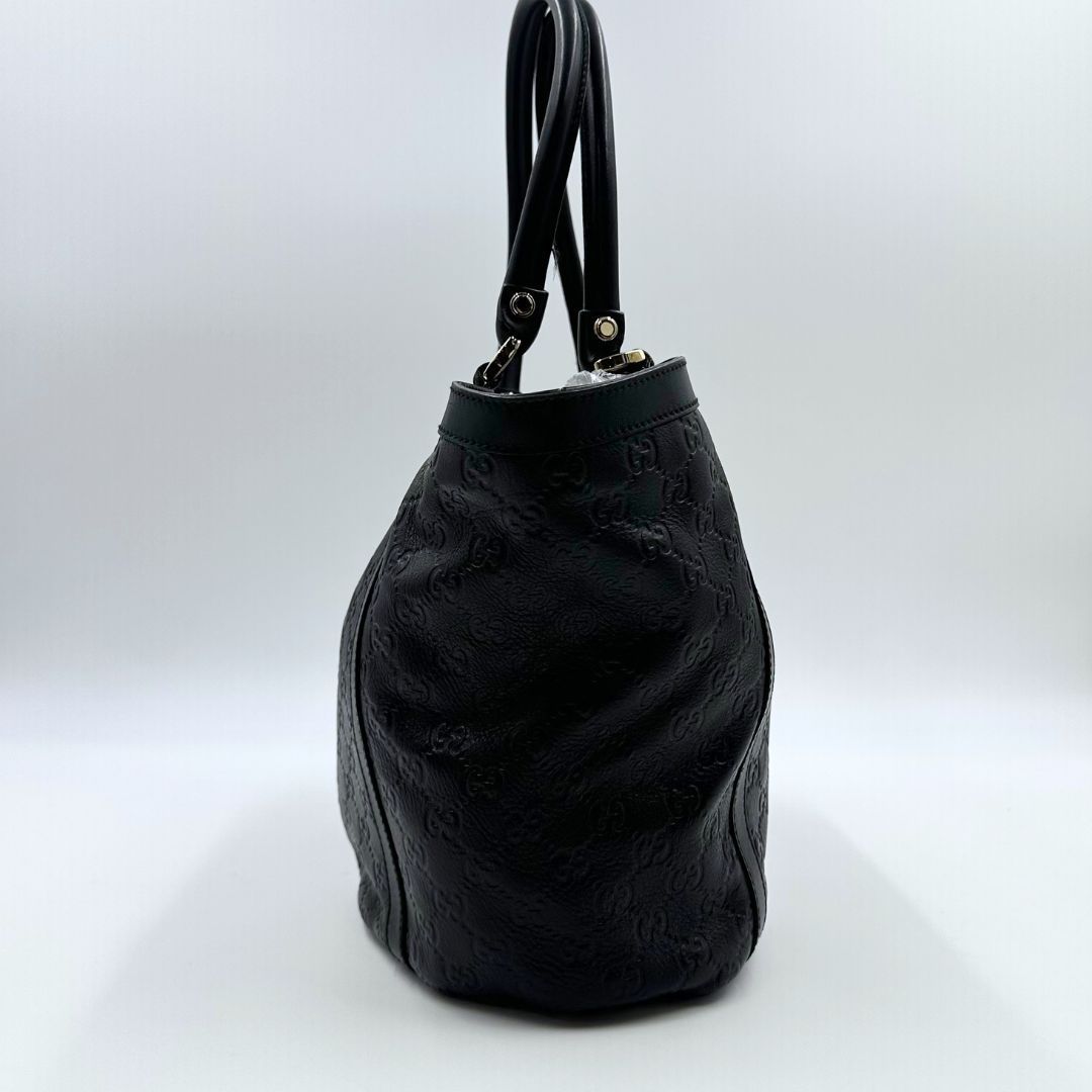 美品】Gucci グッチシマ レザー トートバッグ - メルカリ