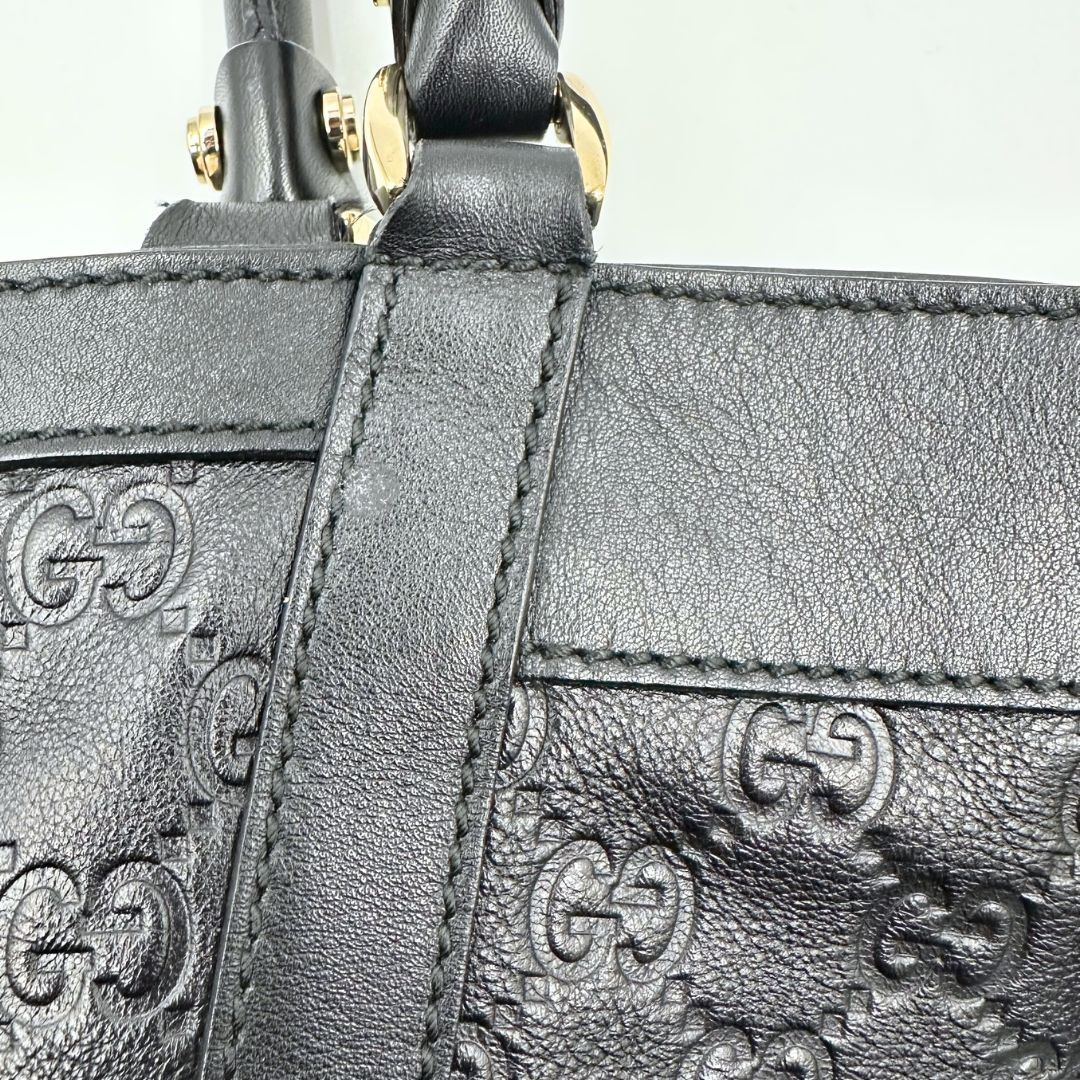 美品✨️GUCCI シマレザートートバッグ 美品】Gucci グッチシマ レザー トートバッグ - メルカリ