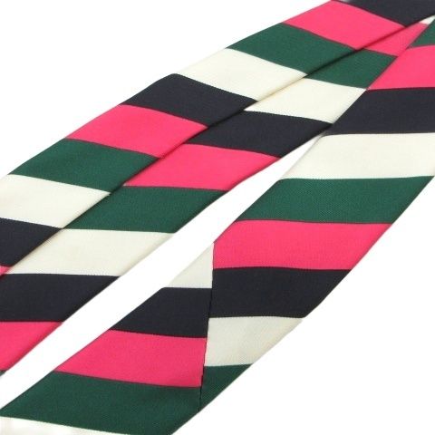 ルイヴィトン LOUIS VUITTON ネクタイ ストライプ マルチカラー □GY47