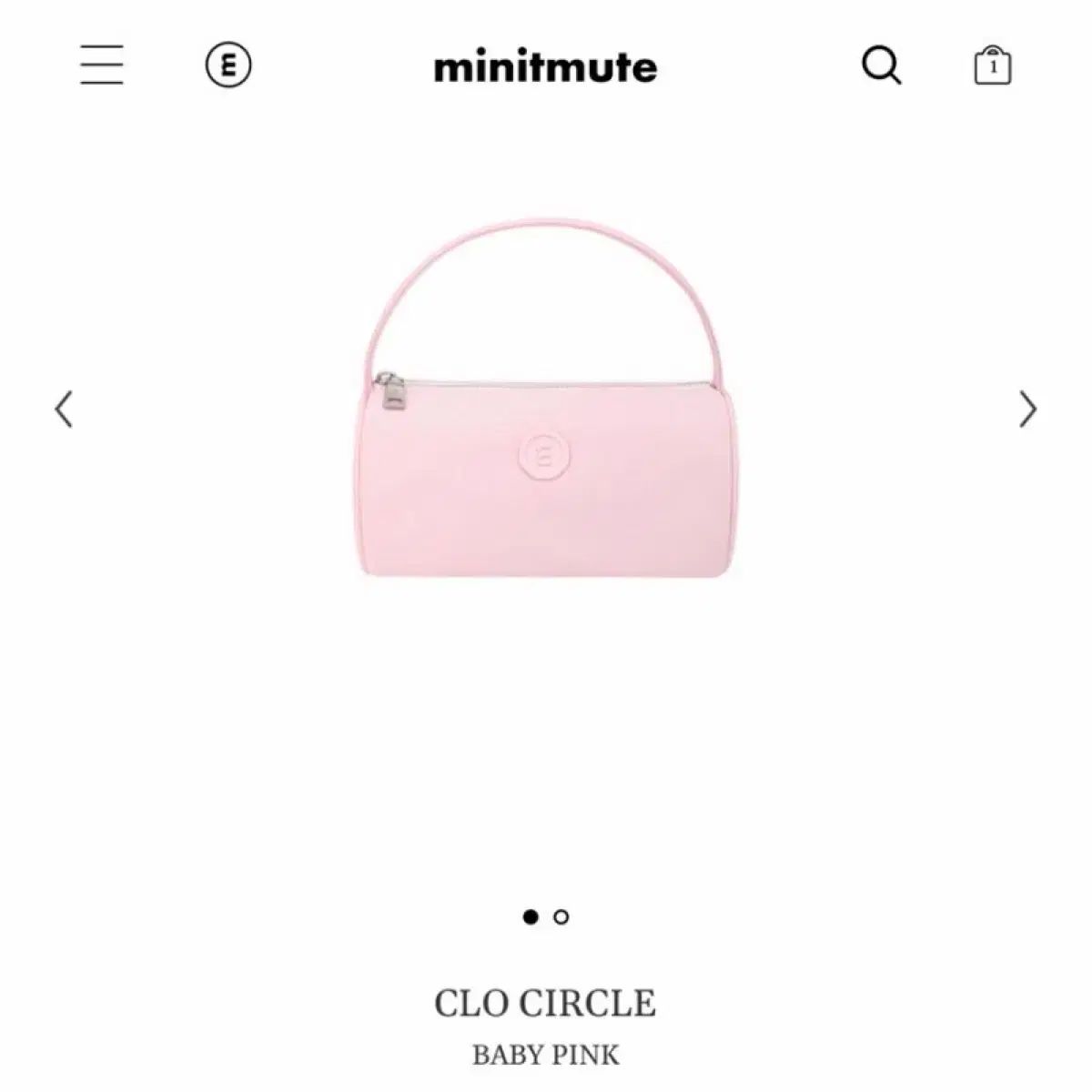 ミニミュート クロサークル ベビーピンク minitmute CLO CIRCLE
