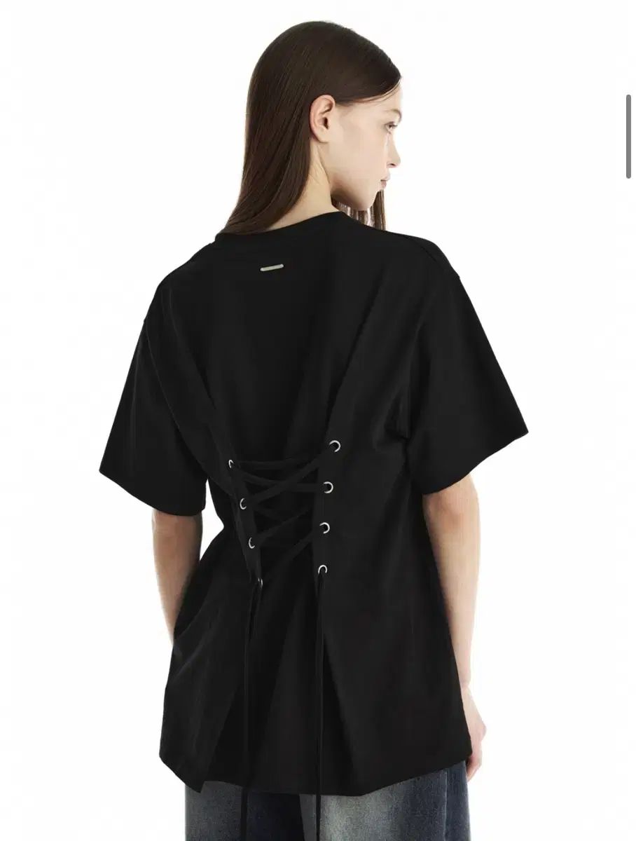 TREEMINGBIRD Tシャツ 半袖T Back Lace-Up Corset