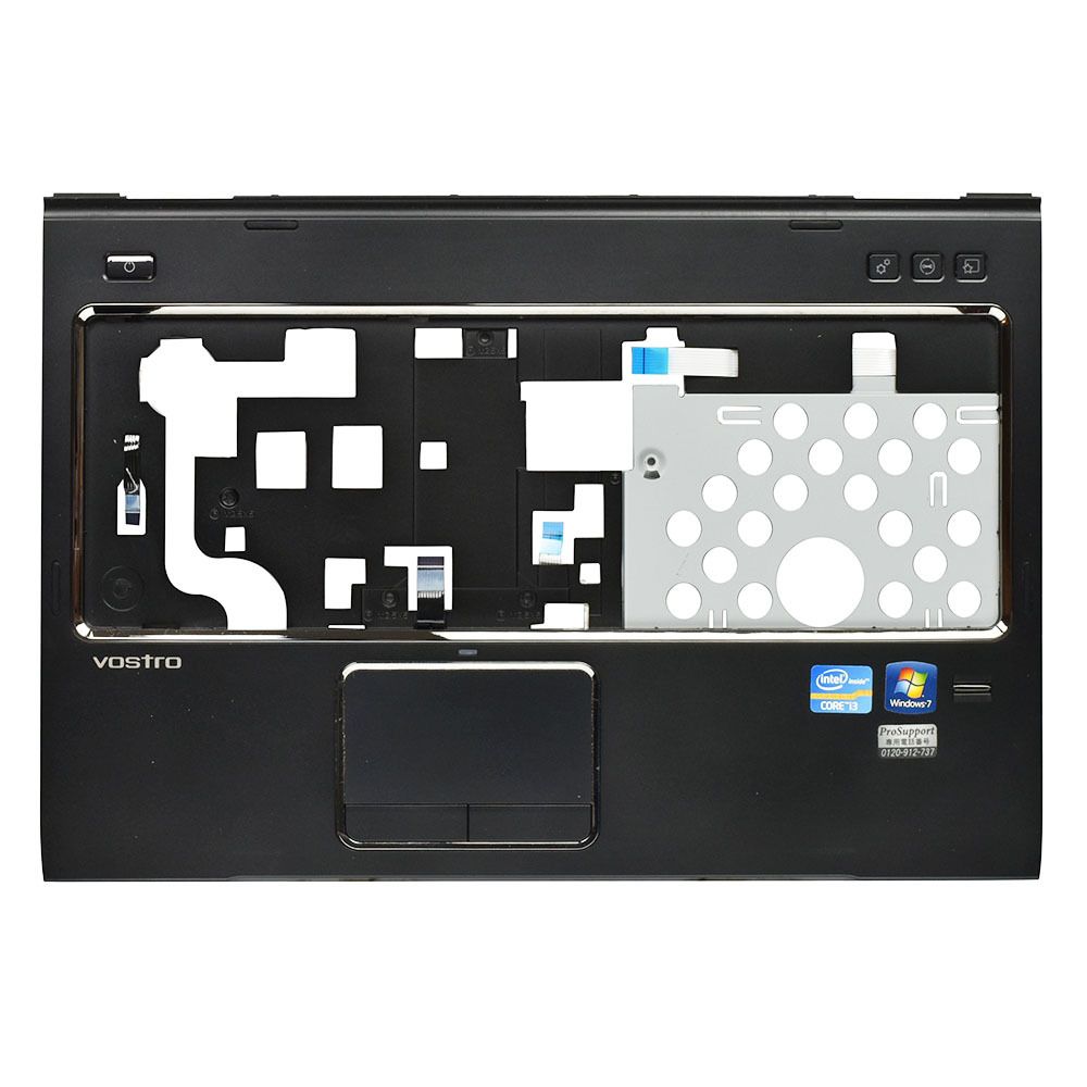DELL Vostro 3450 14 P19G パームレスト トラックパッド　中古品 4-0518-7 赤 タッチパッド Windows パーツ 部品 レッド
