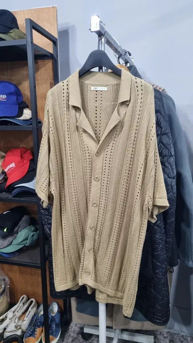ZARA ザラ メンズ Lサイズ (105) 夏 カーディガン 状態良し